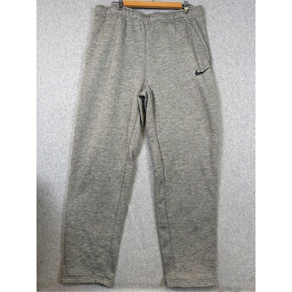 Vintage Y2K Nike Classic Grey Ankle Sweatpants Athleisure Athletic Men's XL Dri